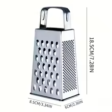 Stainless Steel Box Grater ，A Four-sided Multi-functional Kitchen Tool