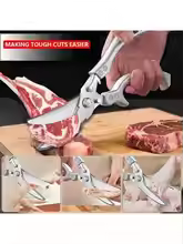 1PC Anti-Slip Grip Kitchen Shears,Cutting Meat Turkey Fish Vegetable Stainless Steel Scissors Anti-Slip Scissors Kitchen Utensil