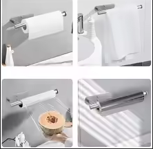 Paper Towel Holders For Kitchen,Adhesive Roll Paper Holder,Bathroom Storage Rack,Tissue Dispenser,Kitchen Organizers,Towel Rack