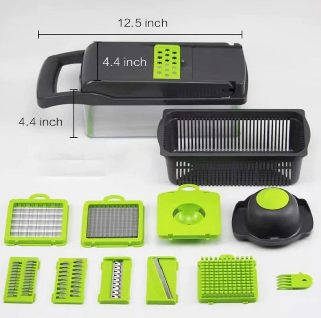 Valentine's Gift Safe Hand Guard Vegetable Cutter, for Cooking Together. 33x12cm, Shows Your Care
